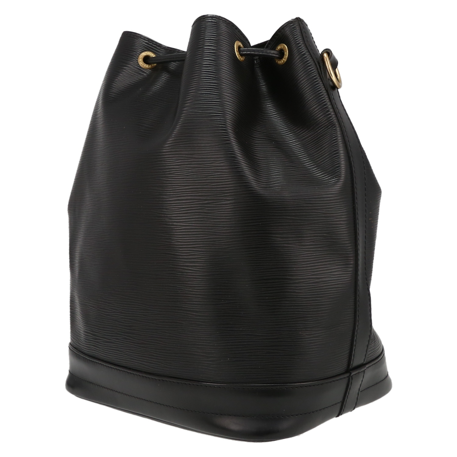 Shopping bag Louis Vuitton  Grand Noé modello grande  in pelle Epi nera - Detail D5