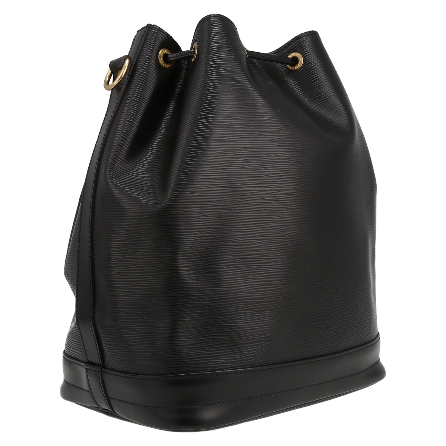 Bolso Cabás Louis Vuitton  Grand Noé modelo grande  en cuero Epi negro - Detail D6