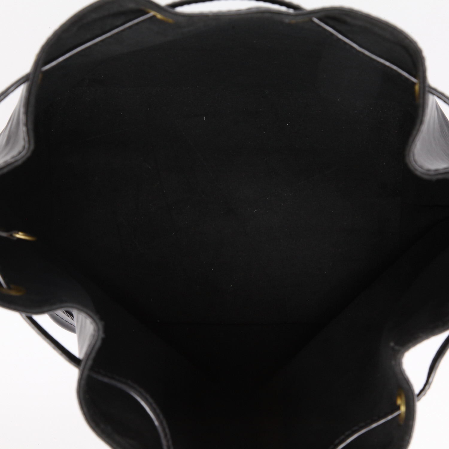 Bolso Cabás Louis Vuitton  Grand Noé modelo grande  en cuero Epi negro - Detail D8