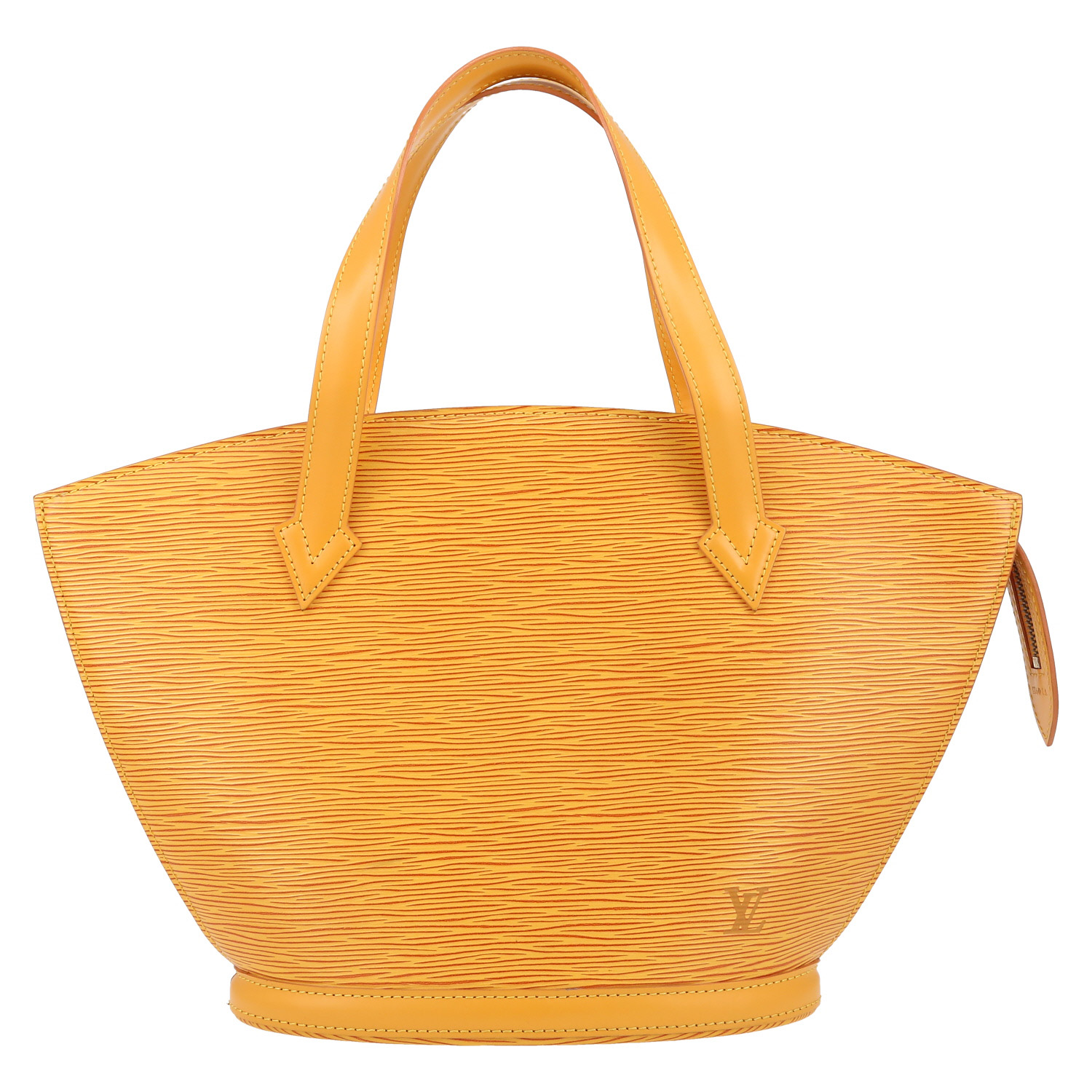 Borsa Louis Vuitton  Saint Jacques in pelle Epi gialla - Detail D2