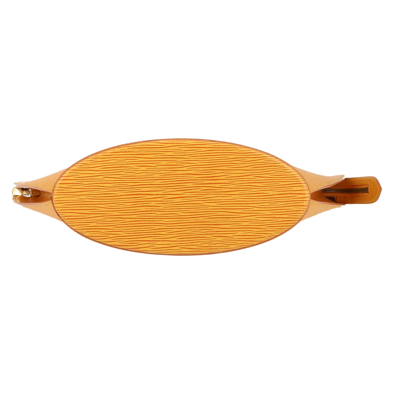 Borsa Louis Vuitton  Saint Jacques in pelle Epi gialla - Detail D4