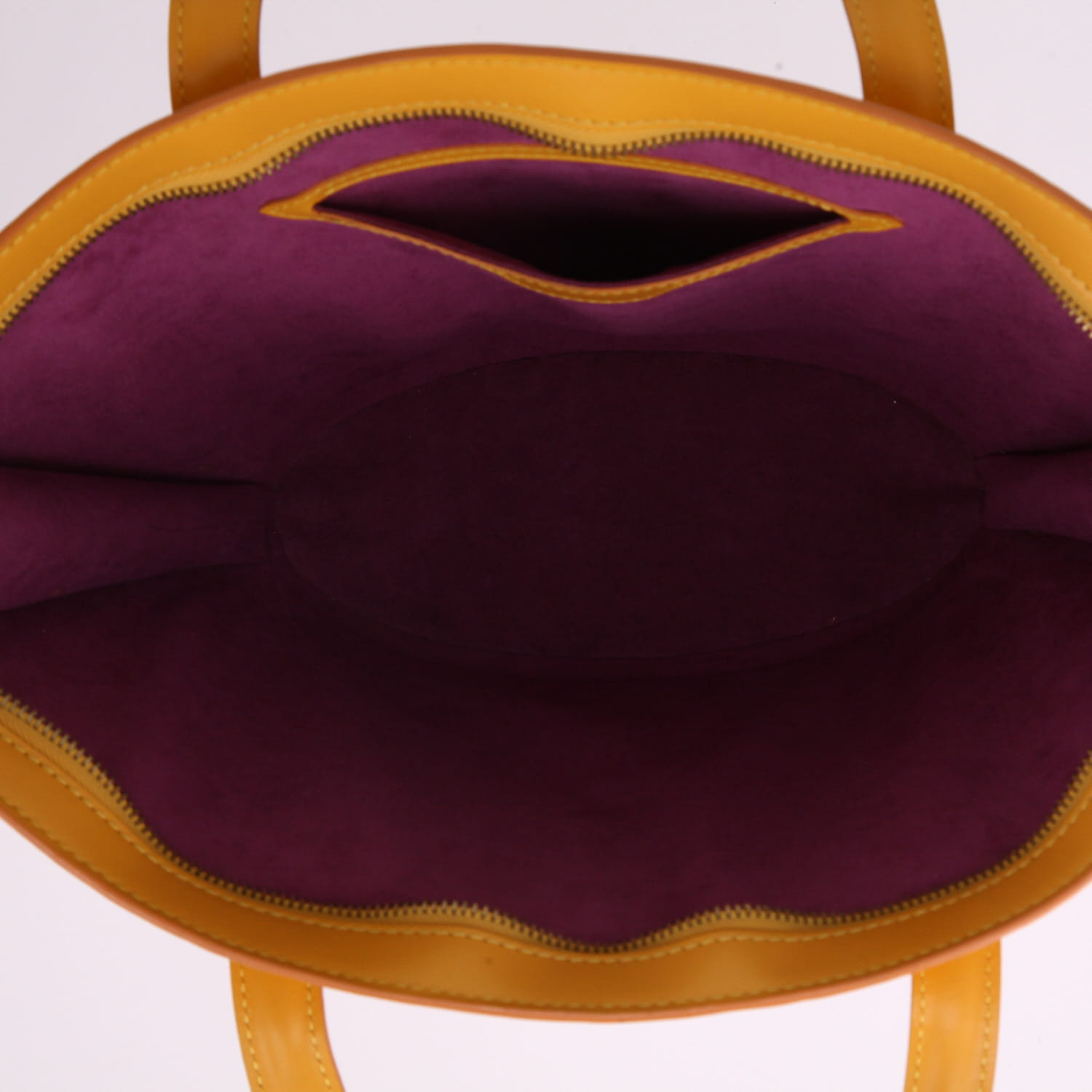 Borsa Louis Vuitton  Saint Jacques in pelle Epi gialla - Detail D8