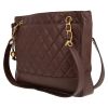 Chanel  Vintage handbag  in brown quilted leather - Detail D3 thumbnail