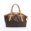Louis Vuitton  Tivoli handbag  in brown monogram canvas  and natural leather - Detail D7 thumbnail