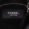 Chanel  Pochette handbag  in black quilted leather - Detail D9 thumbnail