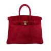 Hermès  Birkin 35 cm handbag  in raspberry pink doblis calfskin - 360 thumbnail