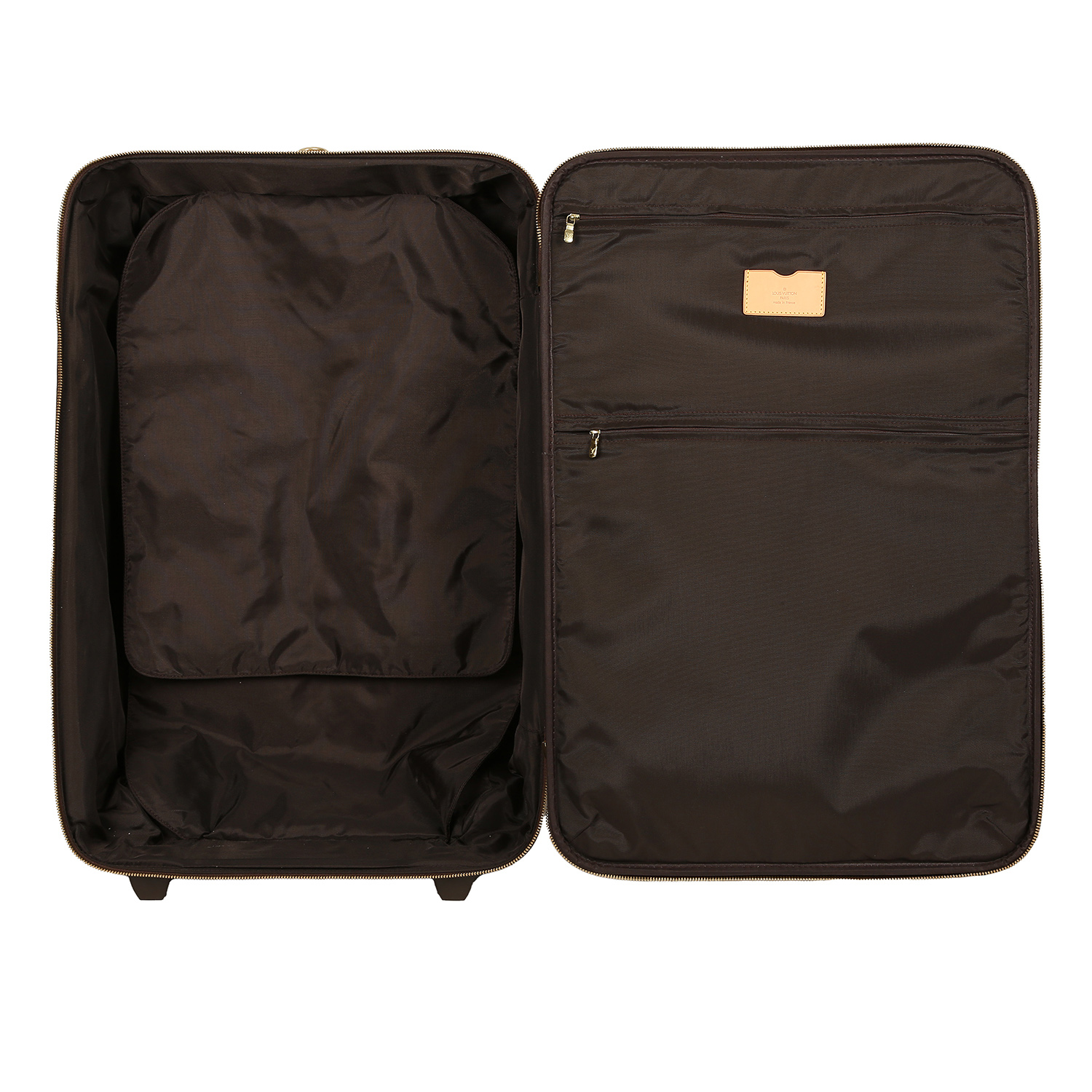 Louis Vuitton  Pégase Légère suitcase  in brown monogram canvas  and brown leather - Detail D7