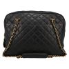 Borsa a spalla Chanel  Vintage Shopping in pelle trapuntata nera - Detail D7 thumbnail