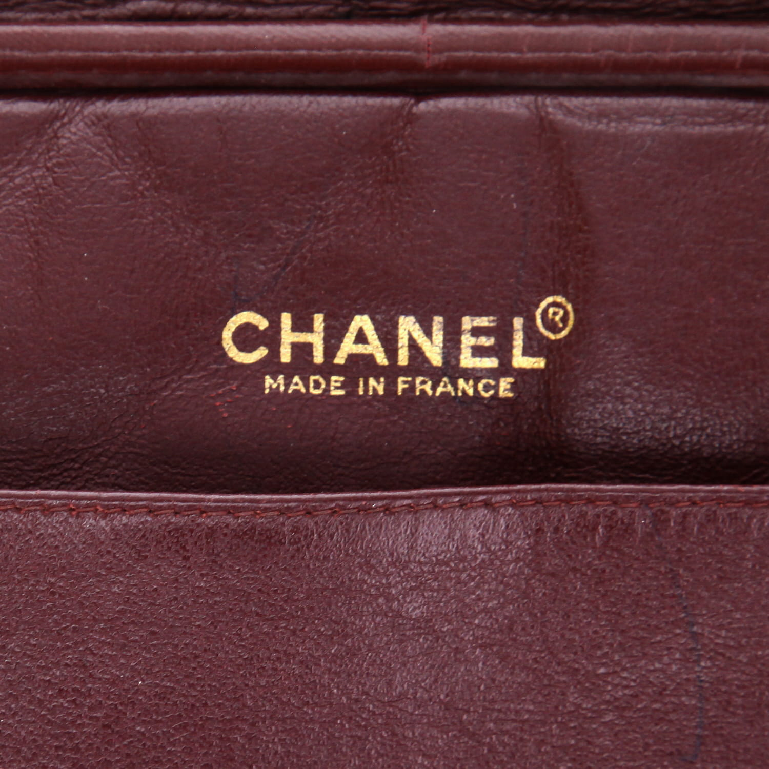 Bolso para llevar al hombro Chanel  Vintage Shopping en cuero acolchado negro - Detail D9