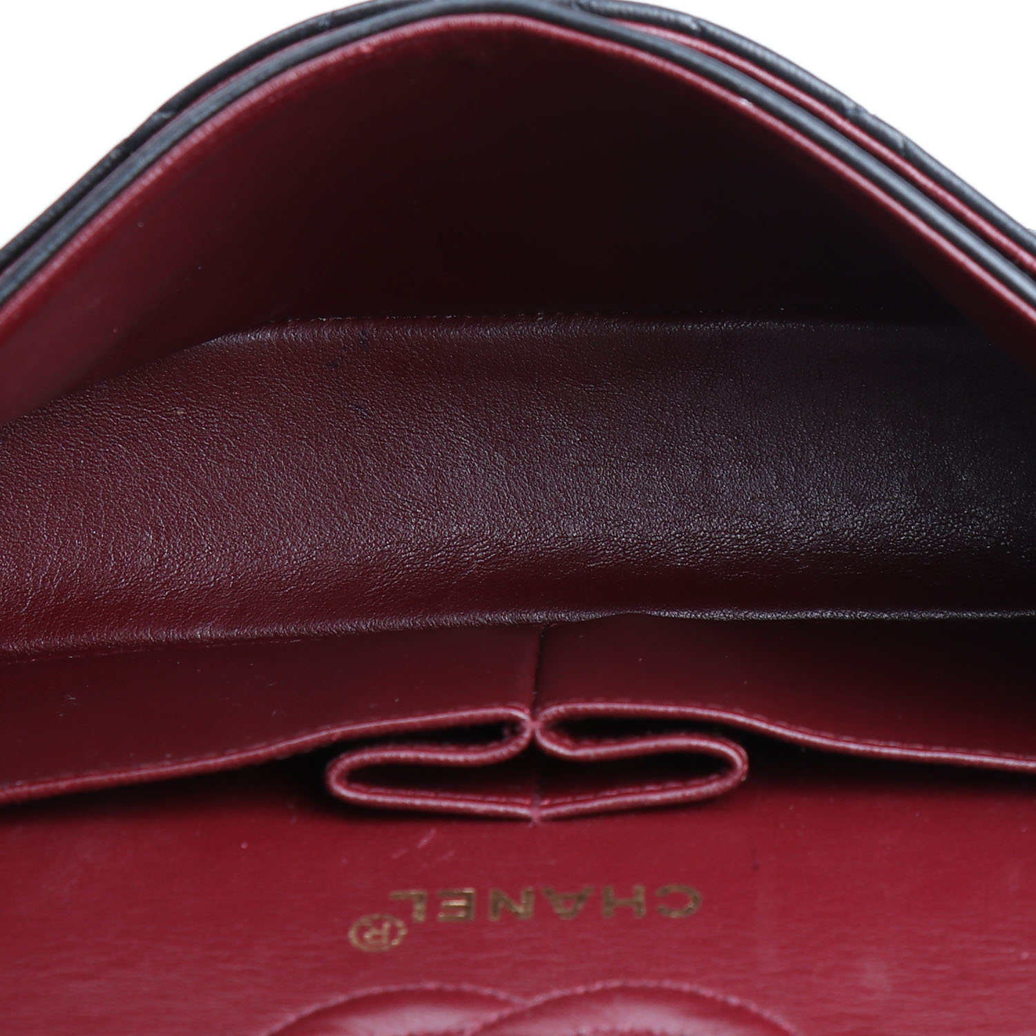 Chanel  Timeless small model  handbag  in black quilted leather - Detail D2