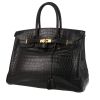 Hermès  Birkin 35 cm handbag  in black porosus crocodile - 00pp thumbnail