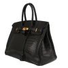 Hermès  Birkin 35 cm handbag  in black porosus crocodile - Detail D3 thumbnail