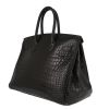 Hermès  Birkin 35 cm handbag  in black porosus crocodile - Detail D5 thumbnail
