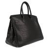 Hermès  Birkin 35 cm handbag  in black porosus crocodile - Detail D6 thumbnail