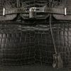 Bolso de mano Hermès  Birkin 35 cm en cocodrilo porosus gris antracita - Detail D1 thumbnail