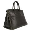 Hermès  Birkin 35 cm handbag  in anthracite grey porosus crocodile - Detail D6 thumbnail