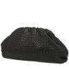 Bottega Veneta  Pouch handbag/clutch  in black intrecciato leather - 00pp thumbnail