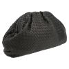 Bottega Veneta  Pouch handbag/clutch  in black intrecciato leather - Detail D6 thumbnail