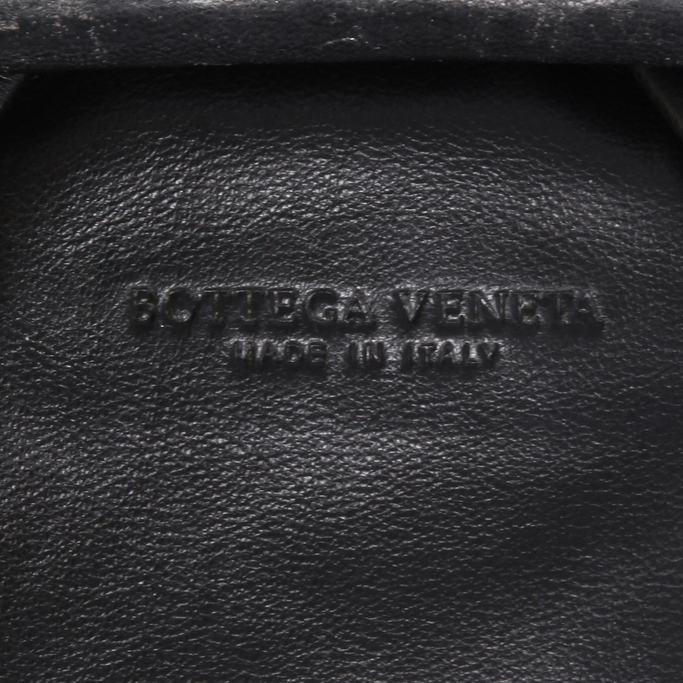 Borsa/pochette Bottega Veneta Pouch in pelle intrecciata nera - Detail D9