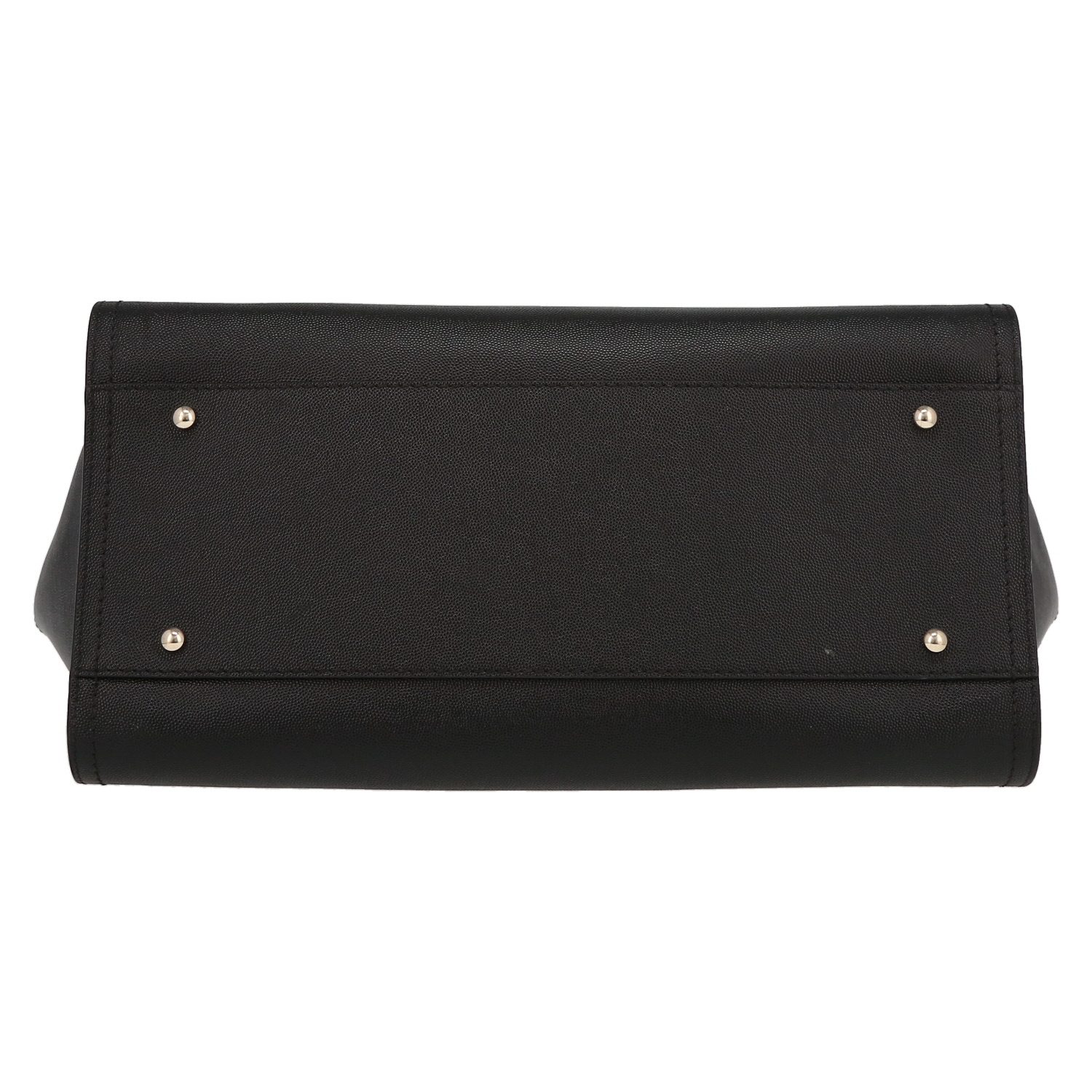 Chanel  Deauville 24 hours bag  in black leather - Detail D4