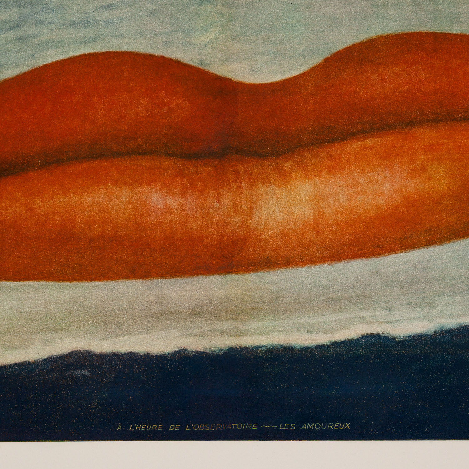 Man Ray (1890-1976), À l’heure de l'observatoire - Les amoureux - 1970 - Detail D2