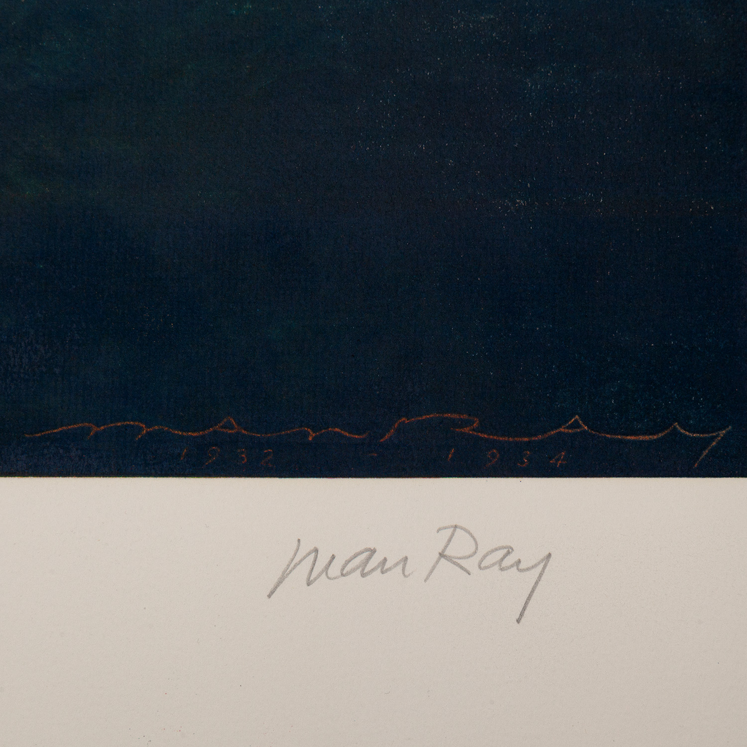 Man Ray (1890-1976), À l’heure de l'observatoire - Les amoureux - 1970 - Detail D4