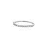 Vintage  wedding ring in white gold and diamonds - 00pp thumbnail