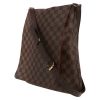 Bolso para llevar al hombro Louis Vuitton  Musette en lona a cuadros ébano y cuero esmaltado marrón - Detail D3 thumbnail