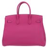 Borsa Hermès  Birkin 35 cm in pelle togo rosa Tosca - Detail D7 thumbnail