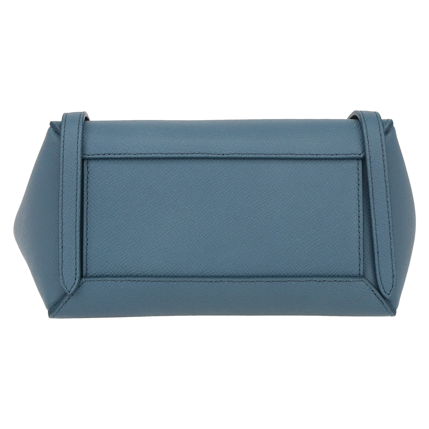 Bolso de mano Celine  Belt en cuero azul - Detail D4