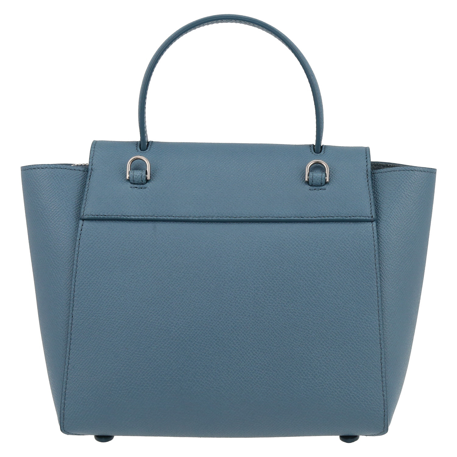 Sac à main Celine  Belt micro modèle en cuir bleu - Detail D7