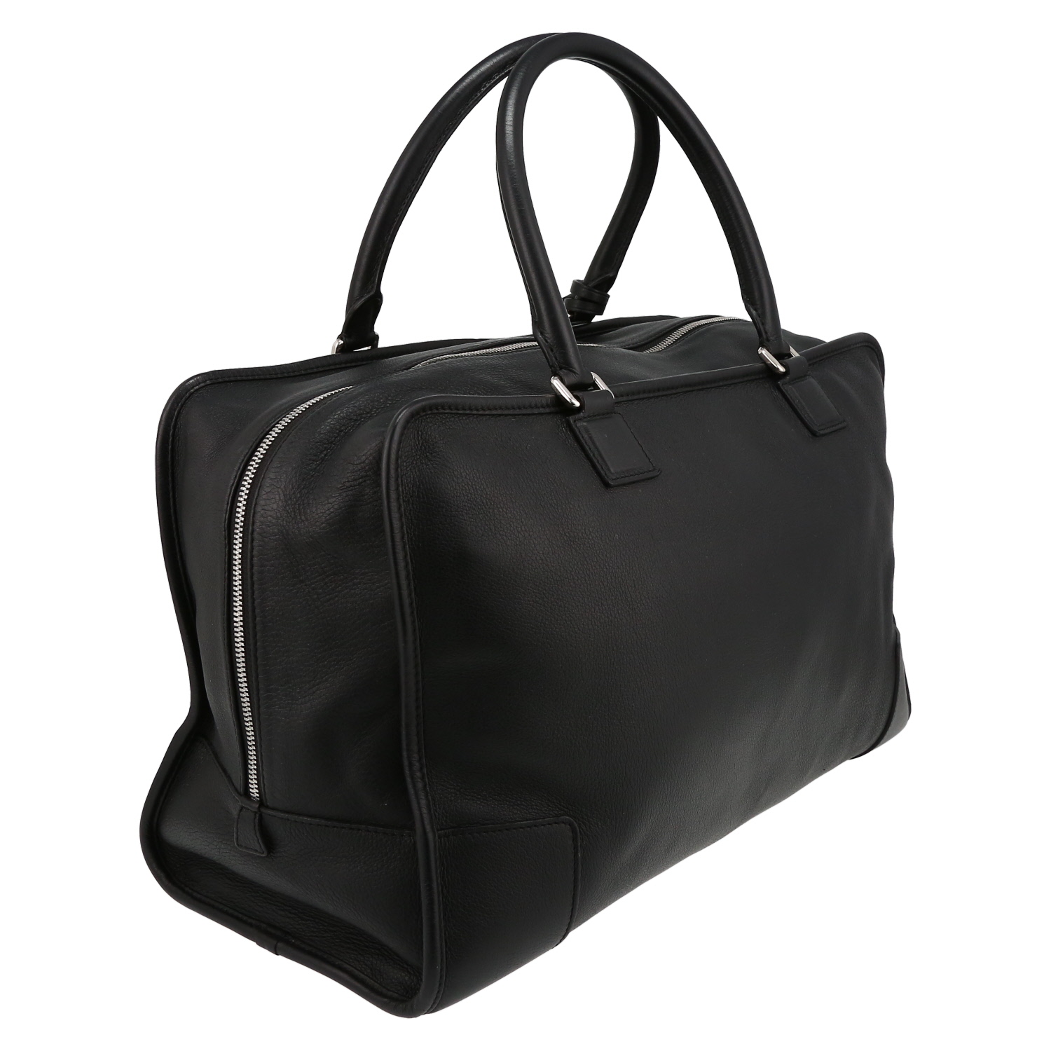 Loewe  Amazona handbag  in black leather - Detail D6