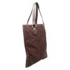 Bolso de mano Louis Vuitton   en lona Monogram marrón y cuero marrón - Detail D6 thumbnail