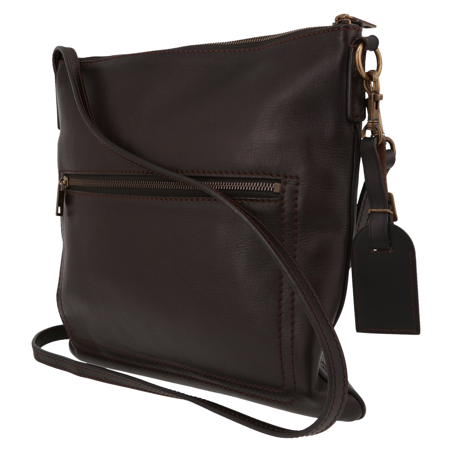Louis Vuitton   shoulder bag  in brown leather - Detail D5
