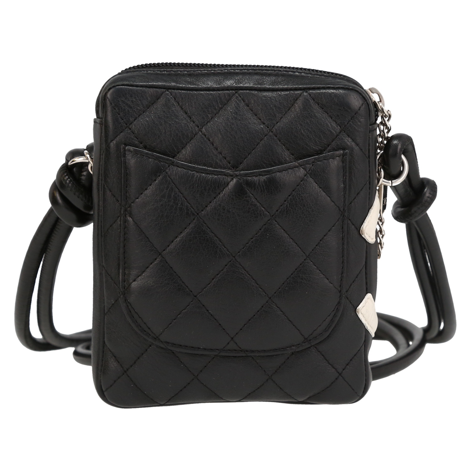 Borsa Chanel  Cambon in pelle trapuntata nera - Detail D7
