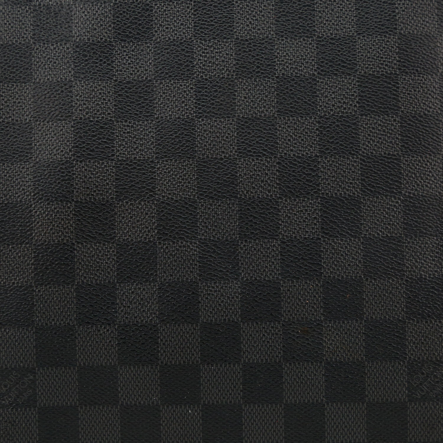 Louis Vuitton  Messenger shoulder bag  in anthracite grey damier graphite canvas  and black canvas - Detail D1