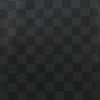Bolso bandolera Louis Vuitton  Messenger en lona a cuadros gris antracita y lona negra - Detail D1 thumbnail