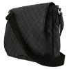 Borsa a tracolla Louis Vuitton  Messenger in tela a scacchi grigio antracite e tela nera - Detail D3 thumbnail