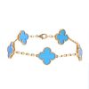 Van Cleef & Arpels Alhambra Vintage bracelet in yellow gold and agate - 00pp thumbnail