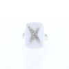 Mauboussin Etoile Divine ring in white gold, diamonds and agate - 360 thumbnail