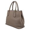 Prada  Double handbag  in taupe grained leather - Detail D5 thumbnail