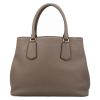 Prada  Double handbag  in taupe grained leather - Detail D7 thumbnail