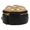 Chanel  Editions Limitées clutch  gilt metal  and black leather - Detail D4 thumbnail