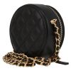 Chanel  Editions Limitées clutch  gilt metal  and black leather - Detail D5 thumbnail