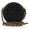 Chanel  Editions Limitées clutch  gilt metal  and black leather - Detail D7 thumbnail