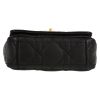 Dior  Caro small  shoulder bag  in black quilted leather - Detail D1 thumbnail