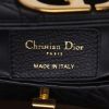 Bolso bandolera Dior  Caro pequeño  en cuero acolchado negro - Detail D2 thumbnail