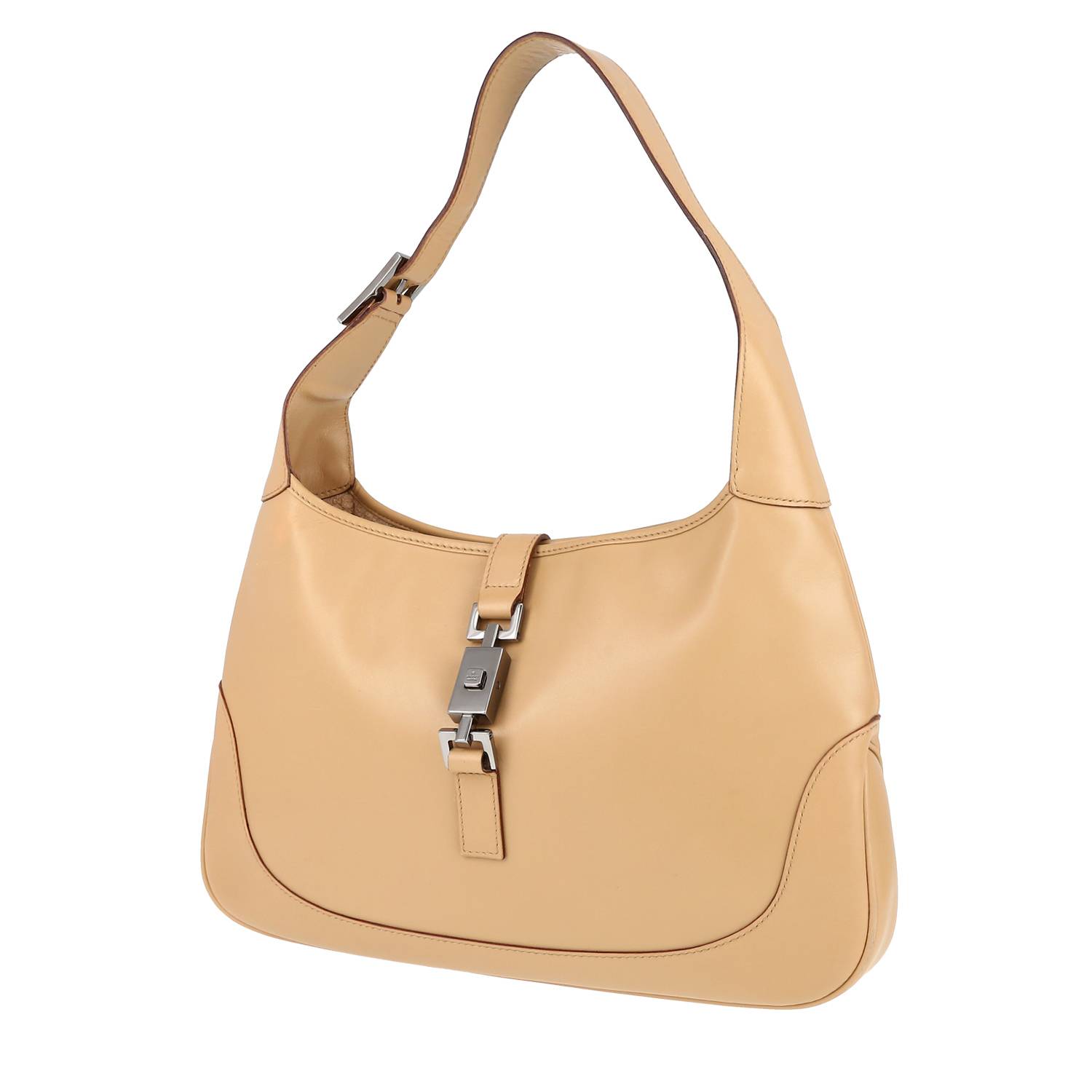 Gucci, Bags, Vintage Beige Gucci Jackie Shoulder Bag