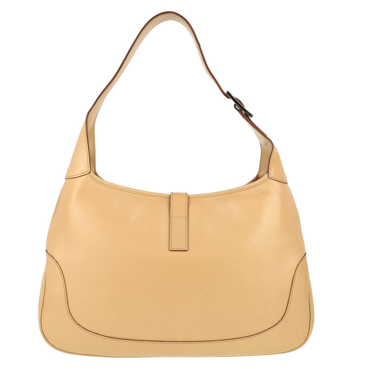 Bolso de mano Gucci  Jackie en cuero beige - Detail D7