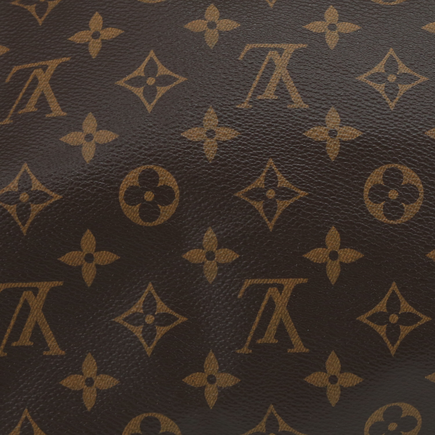 Bolso de mano Louis Vuitton  Speedy 35 en lona Monogram marrón y cuero natural - Detail D1